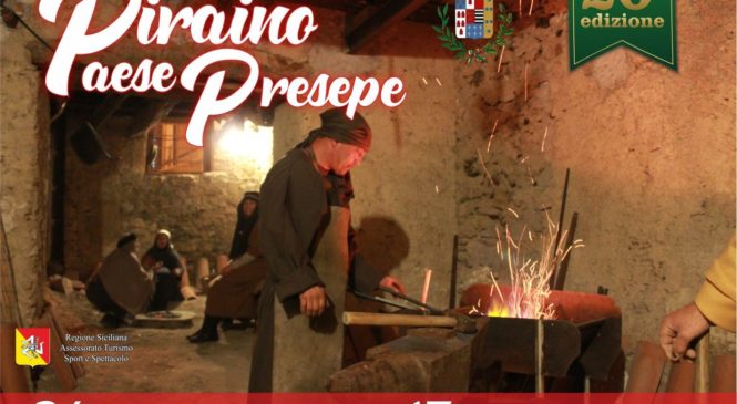 PIRAINO: TORNA L’APPUNTAMENTO CON IL PAESE PRESEPE