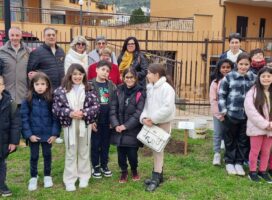 BROLO – PIANTATO UN ALBERO DI MELOGRANO IN OCCASIONE DELLA GIORNATA MONDIALE CONTRO IL CANCRO INFANTILE